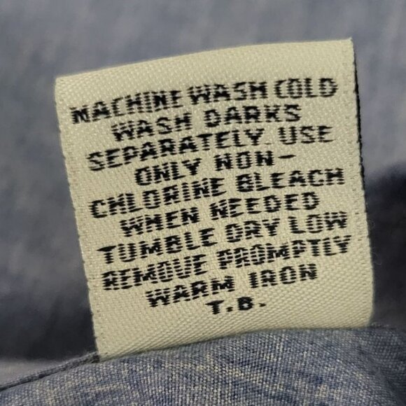 Batik Bay Men's XL Blue Floral Short Sleeve Button Front Cotton Hawaiian Shirt - Picture 5 of 9